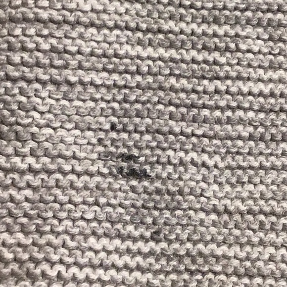 Double breasted cardigan sweater for baby sea salt & a heather gray mix one spot - Picture 2 of 3